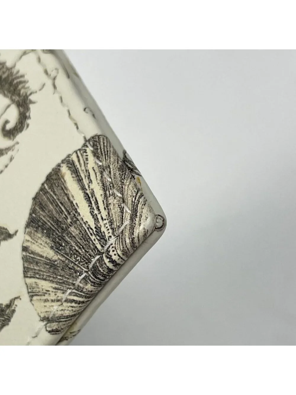 Dior Logo Card Case Leather White - Picture 3 of 6